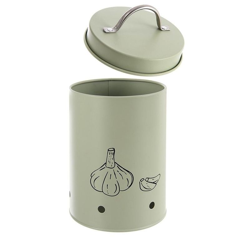 Orion, pojemnik na warzywa i owoce, metalowy, zielony, Greenish, 1.4 l