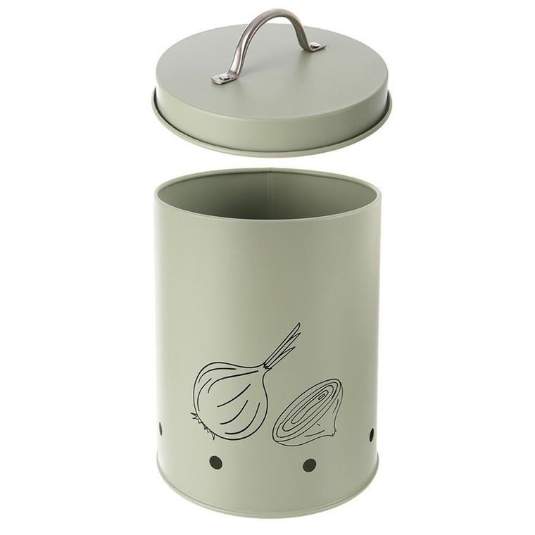 Orion, pojemnik na warzywa i owoce, metalowy, zielony, Greenish, 2.4 l