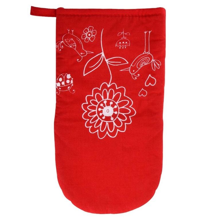 Orion, rękawica kuchenna teflonowa, czerwona, 25,5 cm