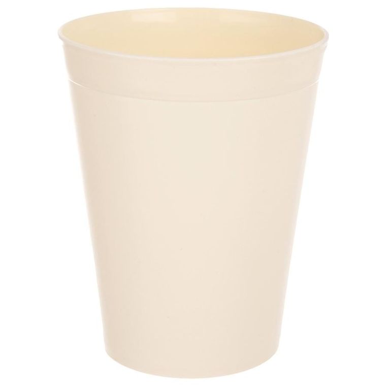 Orion, Sandy, kubki plastikowe, kremowe, 300 ml, 6 szt.