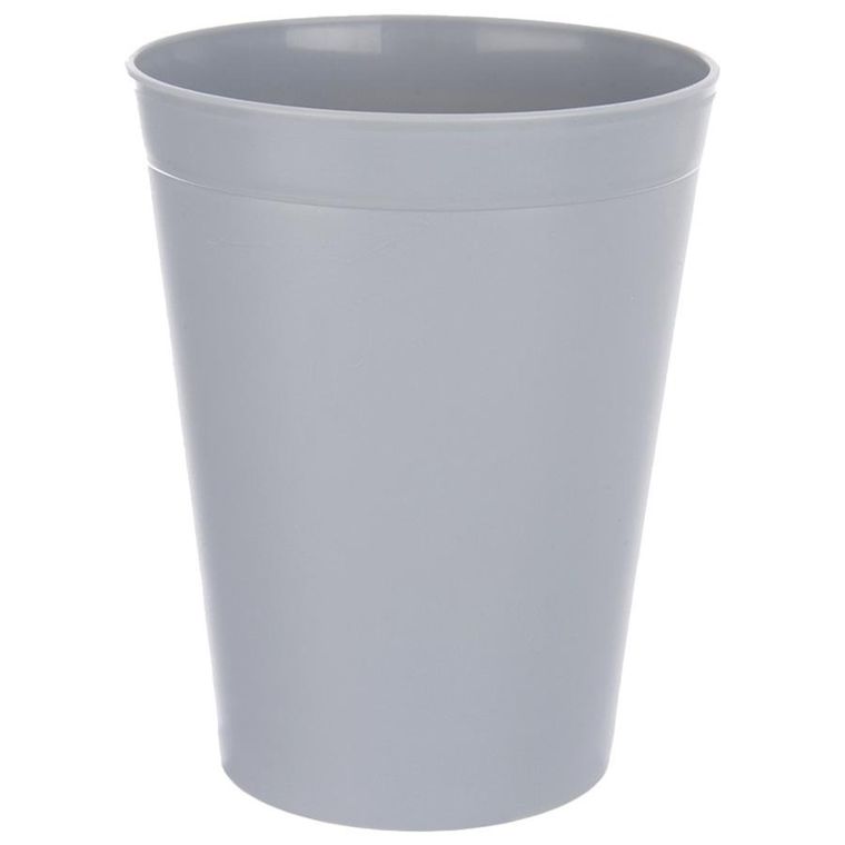 Orion, Sandy, kubki plastikowe, szare, 300 ml, 6 szt.