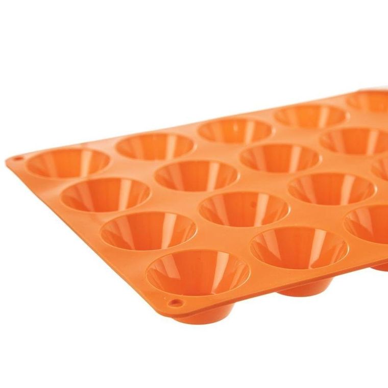 Orion, silikonowa foremka do pieczenia mini muffinek, 20 szt.