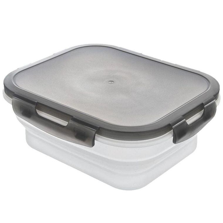 Orion, składany pojemnik kuchenny do żywności, z uszczelką, silikonowy zamykany, 1 l
