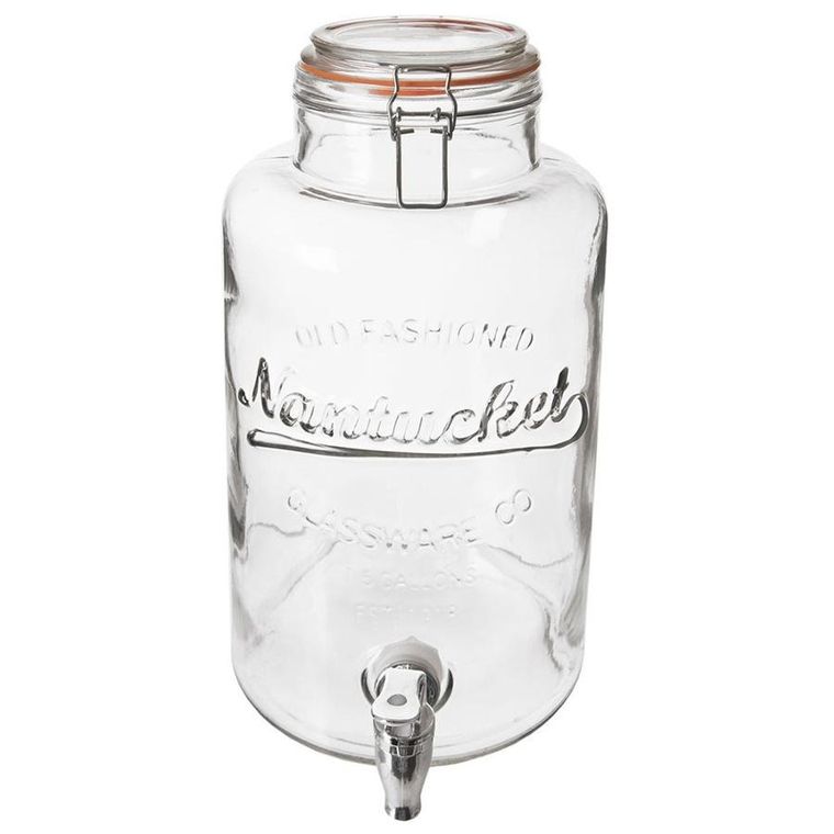 Orion, słój do napojów z kranikiem, szklany, 6.7 l