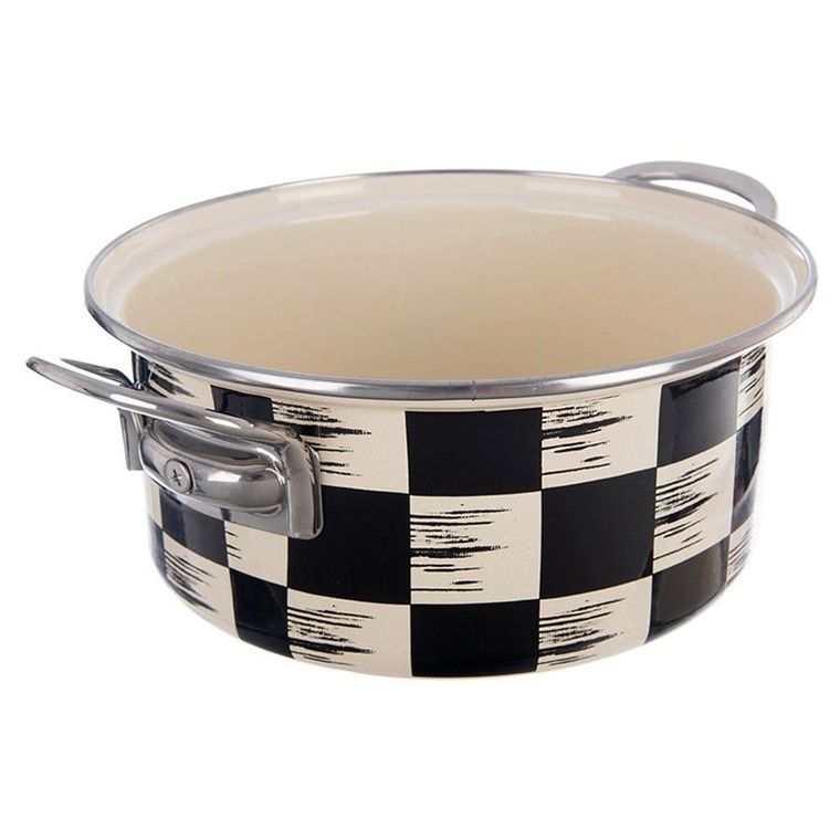 Orion, Szachownica, garnek emaliowany, 20 cm, 2,2l