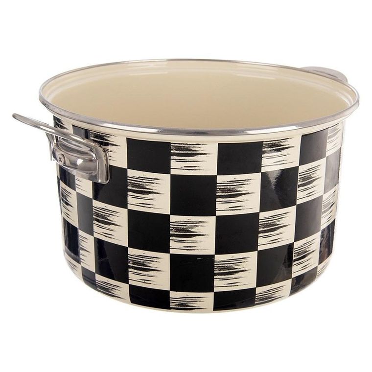 Orion, Szachownica, garnek emaliowany, 26 cm, 6,5l