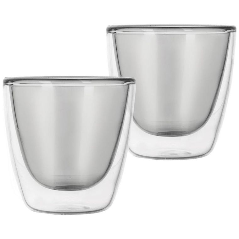 Orion, szklanki termiczne z podwójną ścianką do kawy espresso DOUBLE, 90 ml, 2 szt.