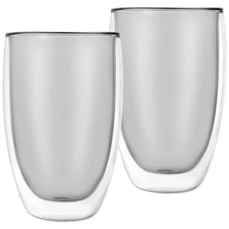 Orion, szklanki termiczne z podwójną ścianką do kawy latte DOUBLE, 460 ml, 2 szt.