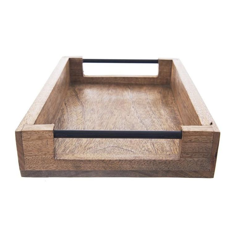 Orion, taca do serwowania, drewniana, mango, 30,5-20,5-6 cm