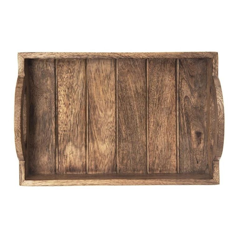 Orion, taca do serwowania drewniana, Mango, 30.5-20.5 cm