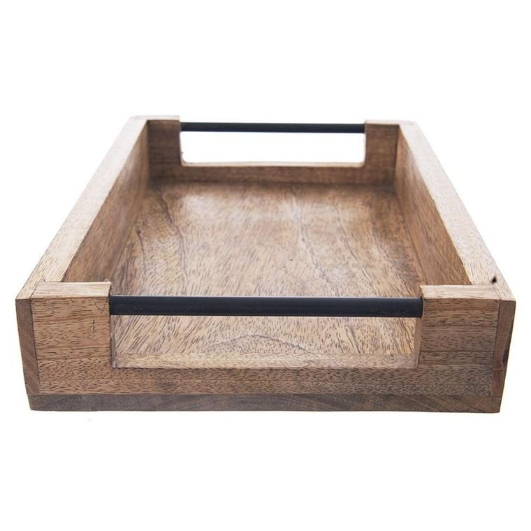 Orion, taca do serwowania, drewniana, mango, 35,5-25,5-5,5 cm