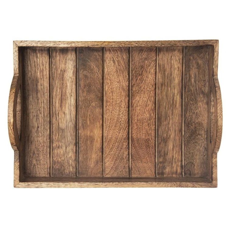 Orion, taca do serwowania drewniana, Mango, 35.5-25.5 cm