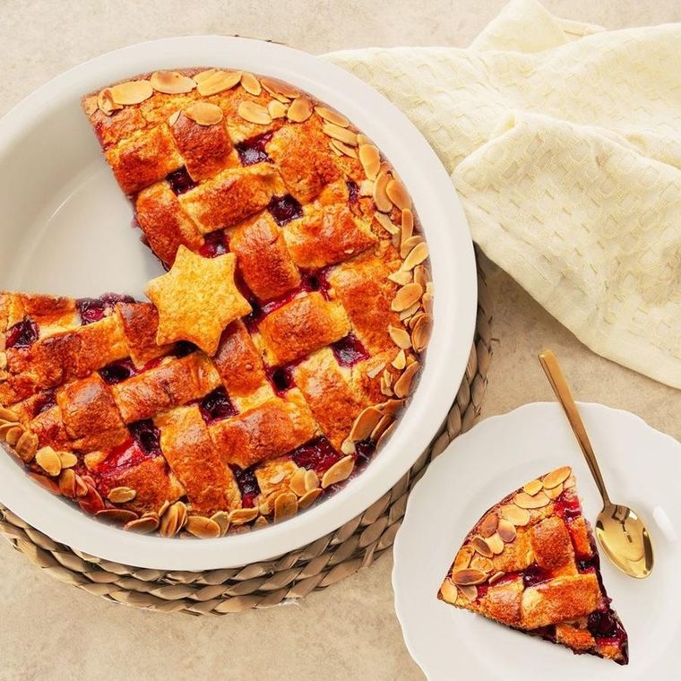 Orion, talerz deserowy porcelanowy, Mona, 19.5 cm