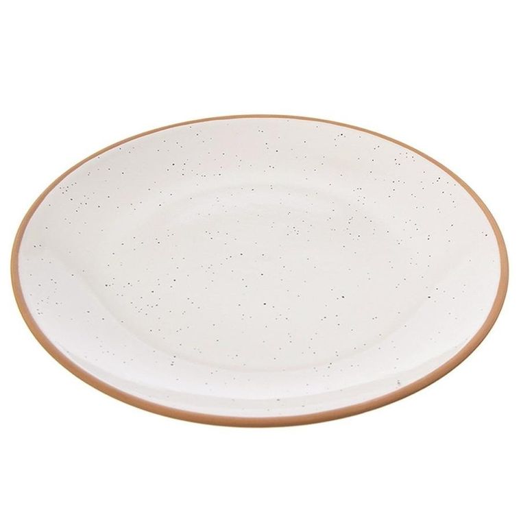 Orion, talerz obiadowy płytki ceramiczny, beżowy, 27 cm