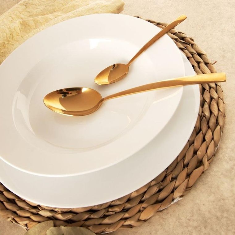 Orion, talerz obiadowy, porcelanowy, Mona, 24.5 cm, 350 ml