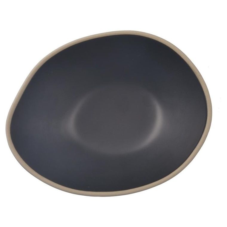 Orion, Tea Time, miseczka na przekąski, ceramiczna, czarna, 130 ml