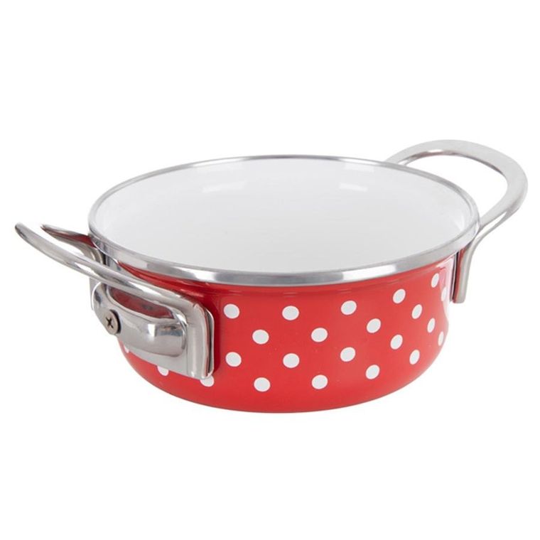 Orion, Tecka, garnek emaliowany, 14 cm, 650 ml