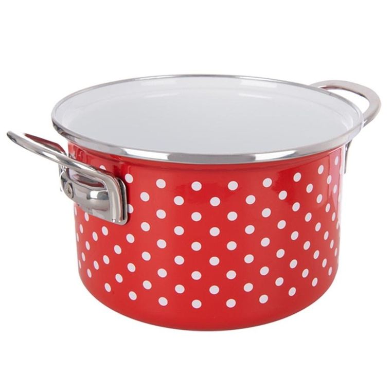 Orion, Tecka, garnek emaliowany, 18 cm, 2l