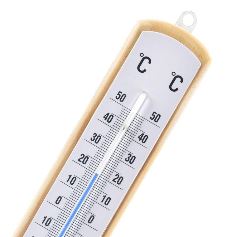 Orion, termometr uniwersalny, drewniany, 21 cm