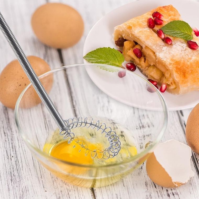 Orion, trzepaczka do ubijania, stalowa, 15 cm