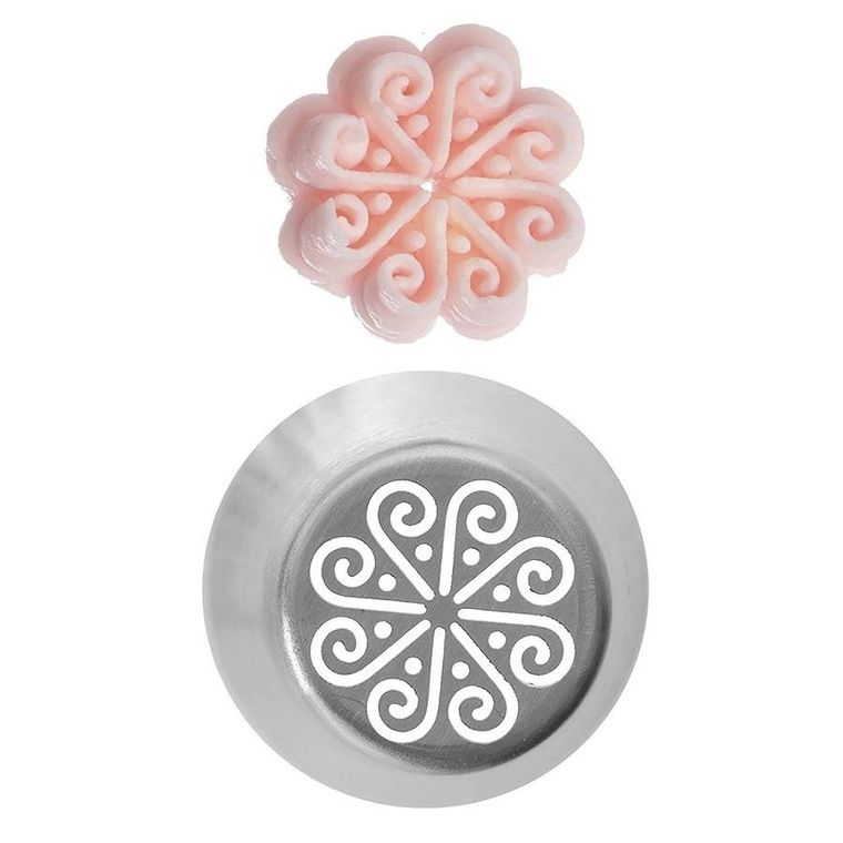 Orion, tylka do dekoracji, stalowa, kwiatek