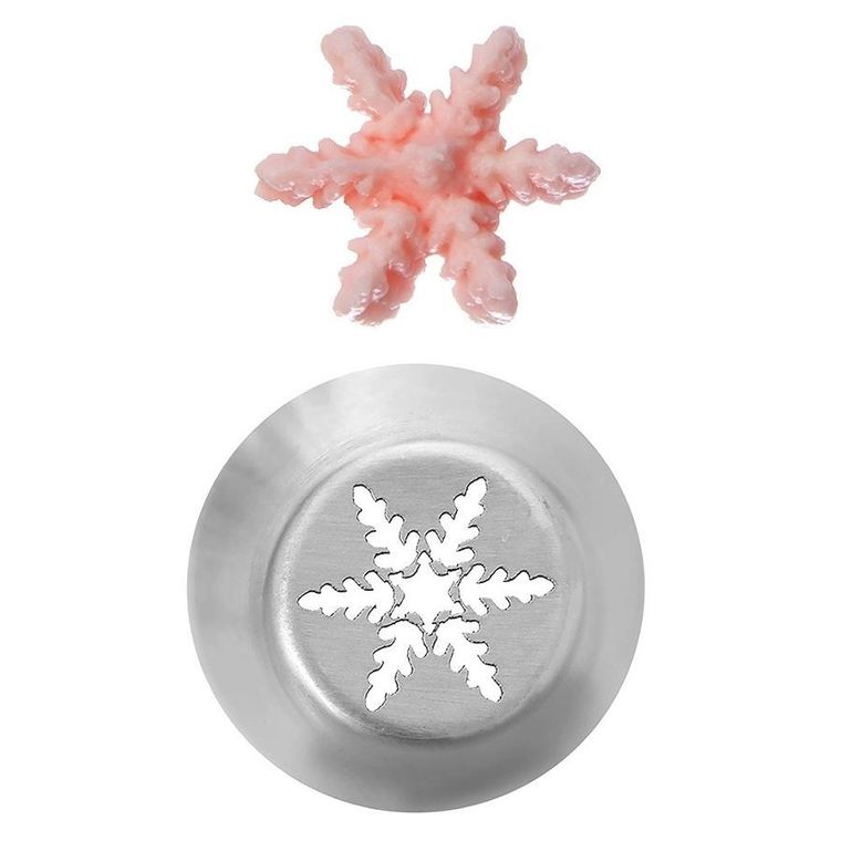 Orion, tylka do dekoracji, stalowa, płatek śniegu