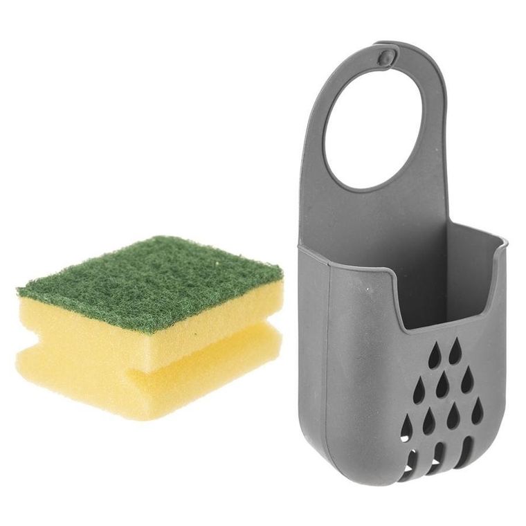 Orion, uchwyt na gąbkę do naczyń, szary
