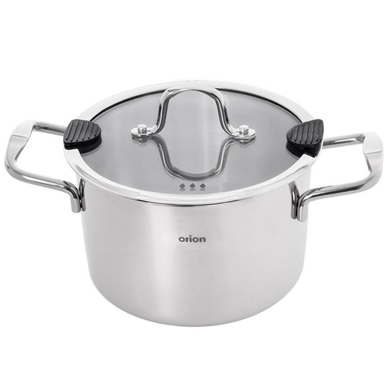 Orion, Venice, garnek stalowy z pokrywką, 18 cm, 2,3l
