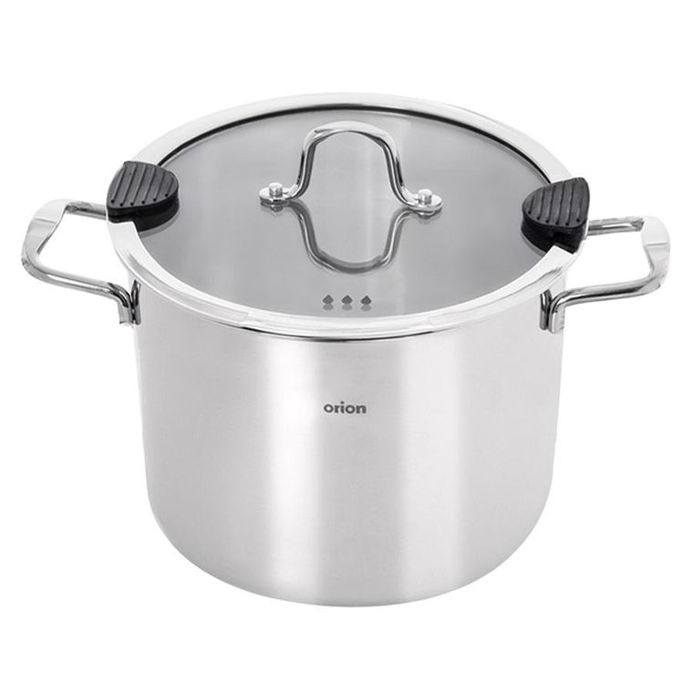 Orion, Venice, garnek stalowy z pokrywką, 18 cm, 3,5l
