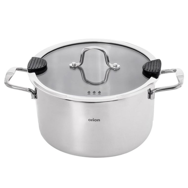Orion, Venice, garnek stalowy z pokrywką, 22 cm, 4,3l