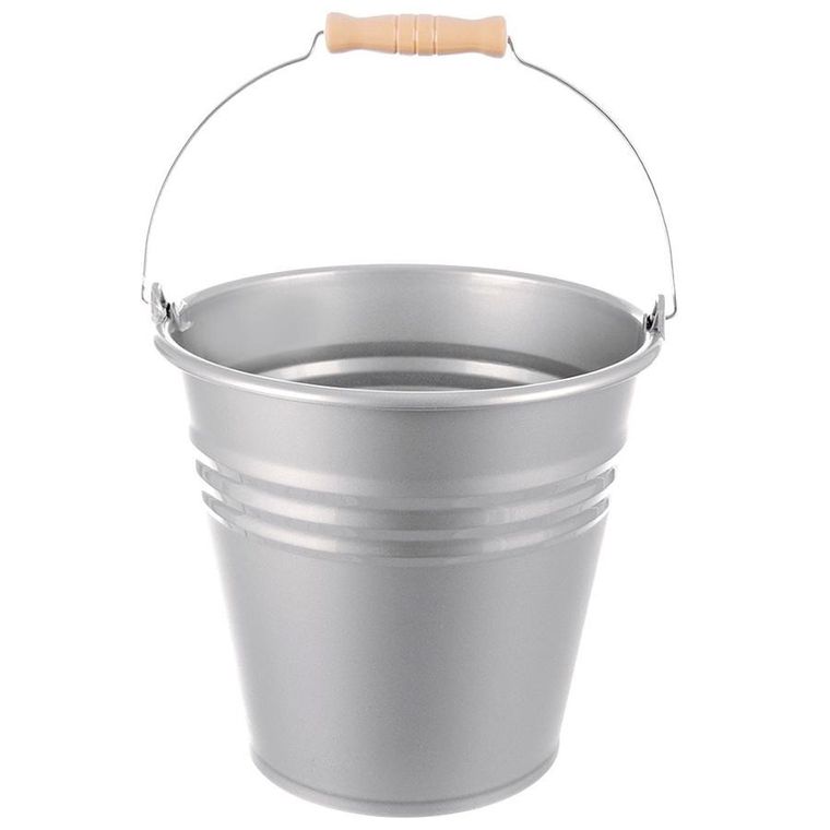 Orion, wiadro plastikowe, szare, 10l