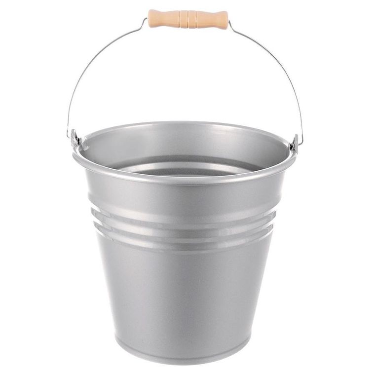 Orion, wiadro plastikowe, szare, 7l