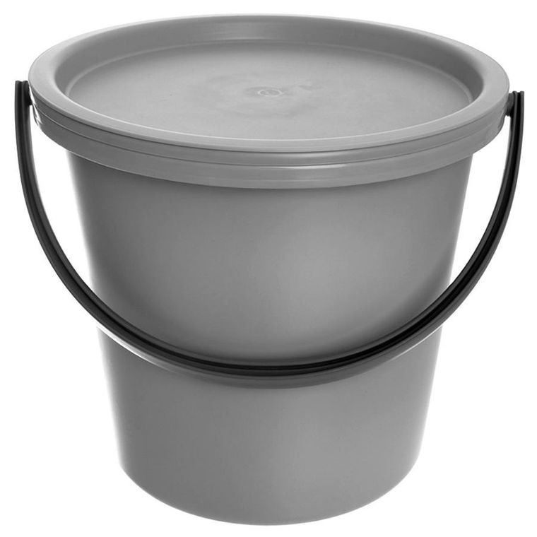 Orion, wiadro z miską i pokrywką, 3 elementy