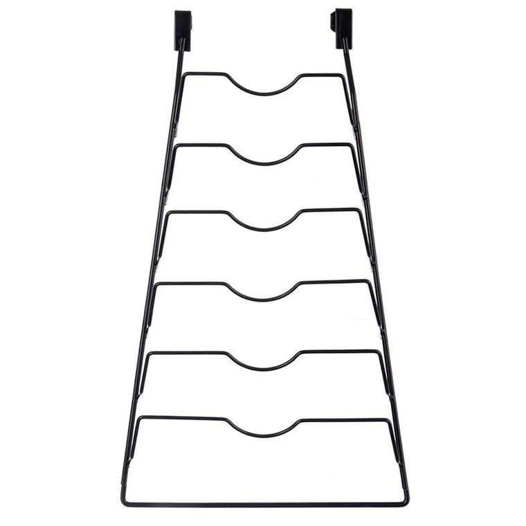 Orion, wieszak na pokrywki, metalowy, czarny, Radka