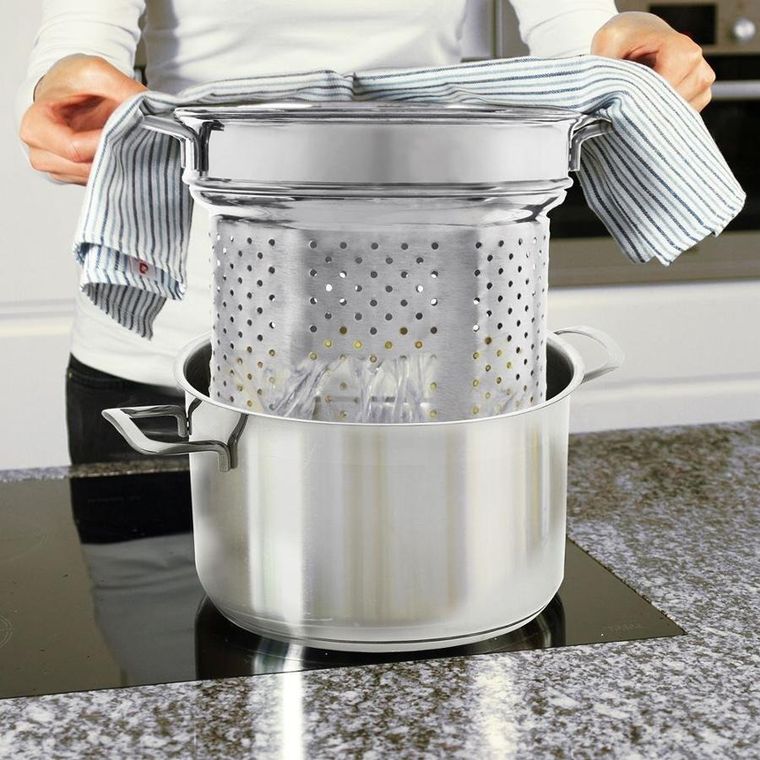 Orion, wkład do gotowania makaronu, stalowy, Anett, 24 cm, 8l