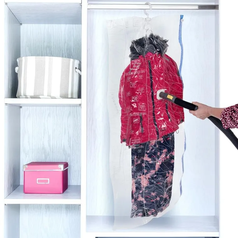 Orion, worek próżniowy na ubrania/pościel z wieszakiem, 70-144 cm