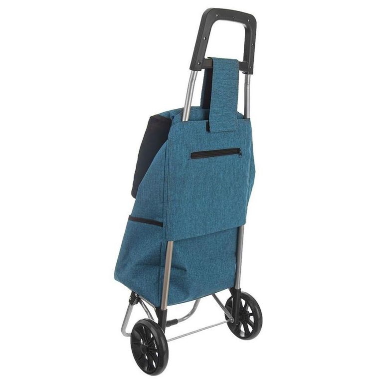 Orion, wózek zakupowy na kółkach, niebieski, 40 l, 30 kg