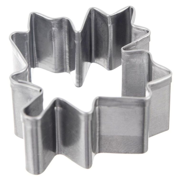 Orion, wykrawacz do ciastek, stalowy, liść, 4 cm