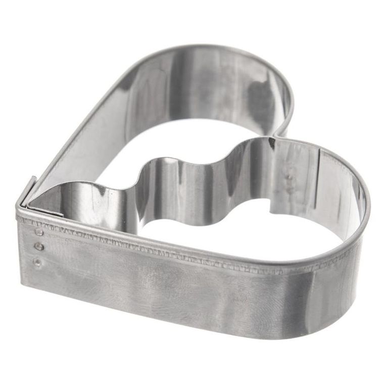 Orion, wykrawacz do ciastek, stalowy, serce, 5.5 cm