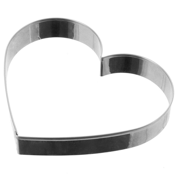 Orion, wykrawacz do ciastek, stalowy, serce, 9,5 cm