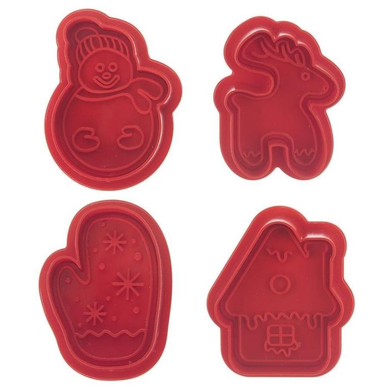 Orion, wykrawacze do ciastek, Boże Narodzenie, 4 szt.