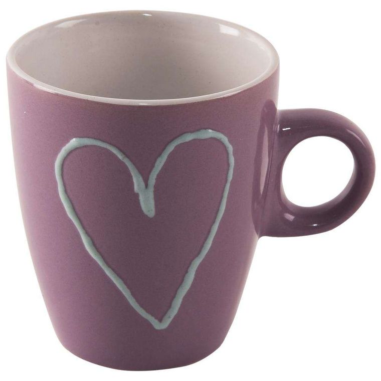 Orion, zestaw kubków 0,23l, w serca, 4 szt.