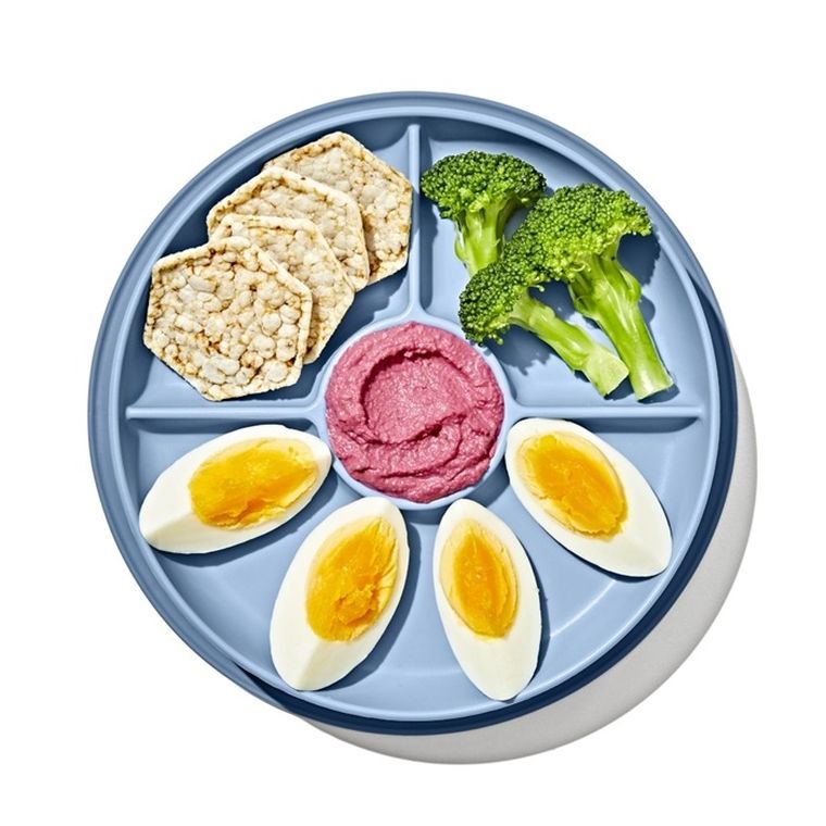 OXO, talerzyk dzielony z silikonową przyssawką, Dusk