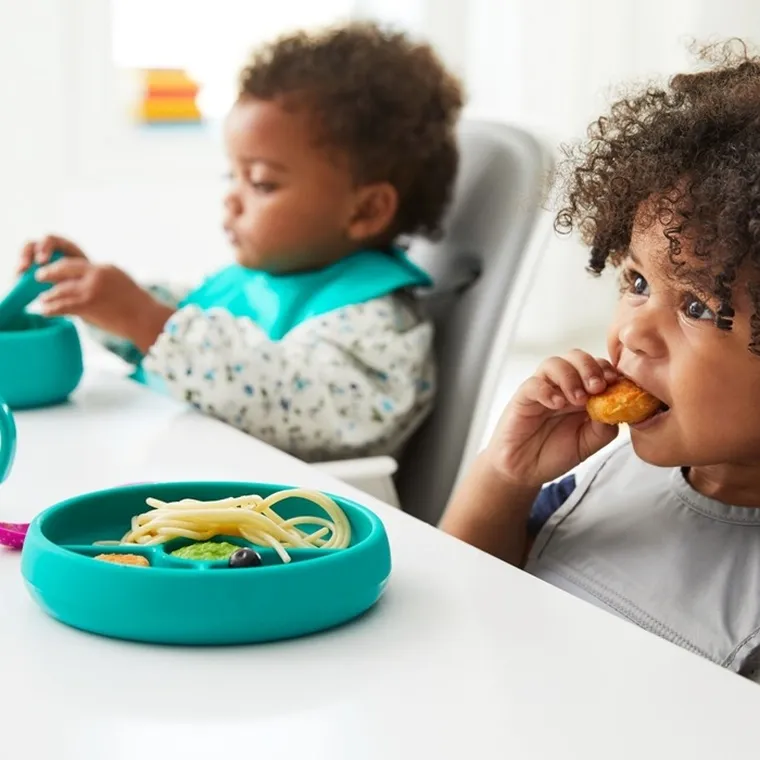 OXO, talerzyk silikonowy dzielony, teal