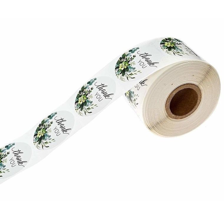 Ozdobne naklejki Thank You, wzór 6