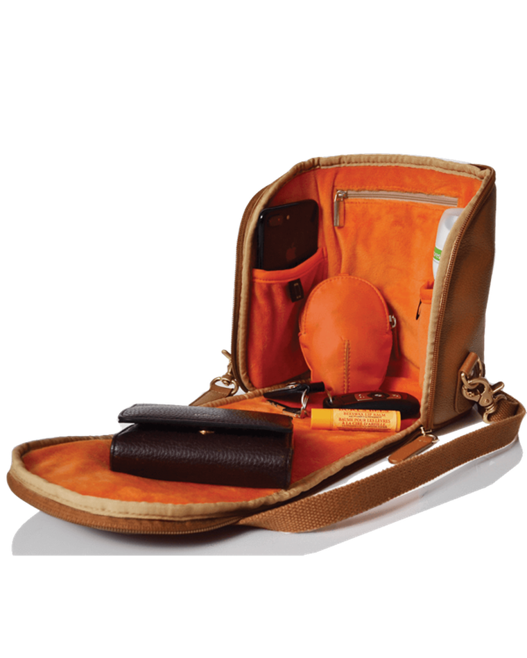 Pacapod, Adult Freedom Pod, plecaczek skórzany, opalizujący