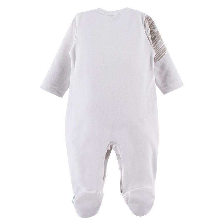 Pajac chłopięcy, biały, Eevi