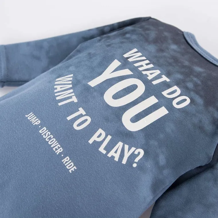 Pajac chłopięcy, niebieski, Jump, Eevi