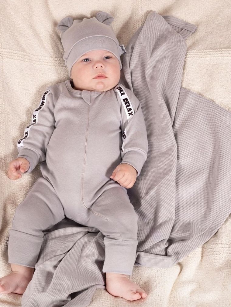 Pajac chłopięcy, szary, Nicol