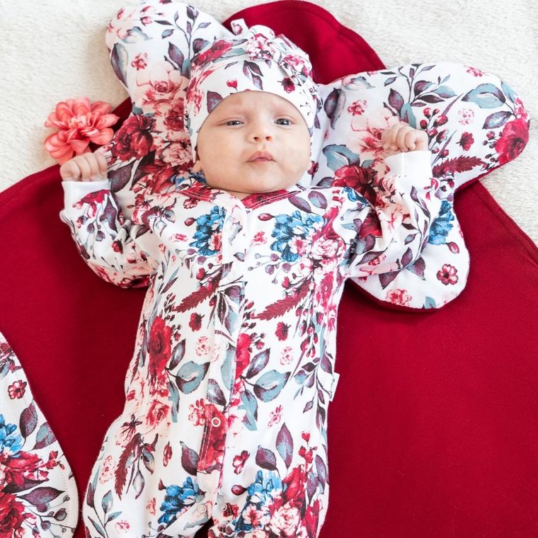 Pajac dziewczęcy, biały, Nicol